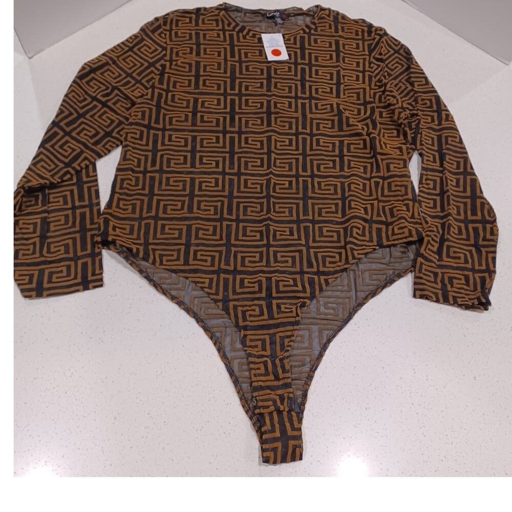 NEW Love Body for Women's Browm/Black Size 3X
